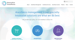 Desktop Screenshot of innovativeanesthesia.com