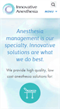 Mobile Screenshot of innovativeanesthesia.com